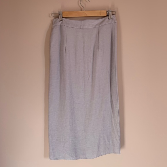 Topshop midi two slit bodycon skirt, size 2 - Picture 3 of 5